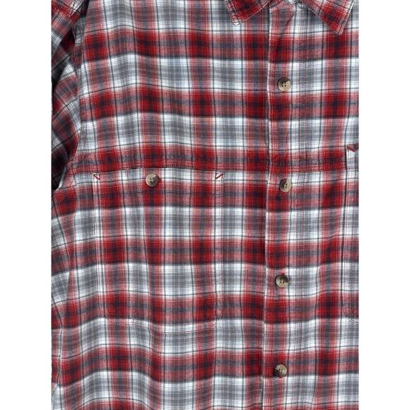 Red Head Brand Bass Pro Short Sleeve Red Plaid Button Down Shirt Size XL - Picture 4 of 10